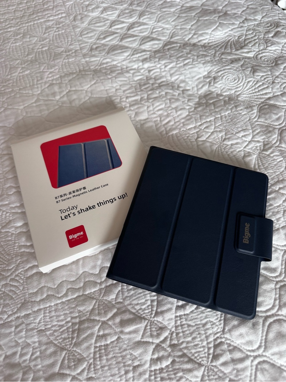 Bigme B7 Navy Blue Magnetic Leather Case